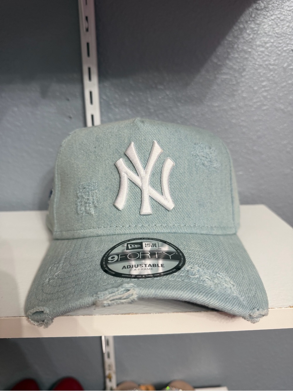 New Era Light Mint New York Yankees Distressed Cap